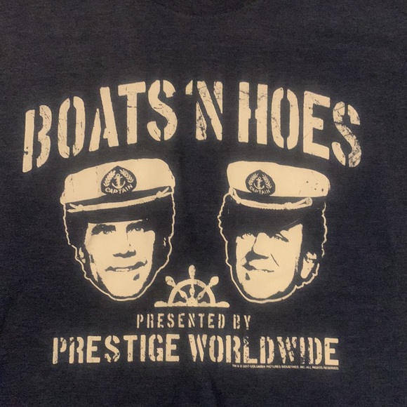 Spencer’s “Boats ‘N Hoes” Step Brothers T-Shirt - Picture 2 of 3